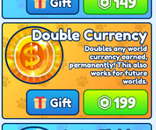 Bubble Gum Simulator Double Currency