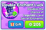 ⭐Bubble Gum Simulator Double Enchant Luck⭐ ⭐Bubble Gum Simulator Double Enchant Luck⭐
