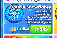 ⭐Bubble Gum Simulator Double Snowflake⭐