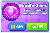 ⭐Bubble Gum Simulator Double Gems⭐