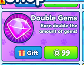 Bubble Gum Simulator Double Gems