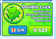 Bubble Gum Simulator : Double Luck
