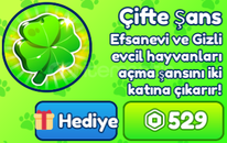 ⭐Bubble Gum Simulator Double Luck GİFT⭐