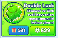 ⭐[ Bubble Gum Simulator ] DOUBLE LUCK | HIZLI