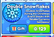 Bubble Gum Simulator Double Snowflakes