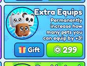 Bubble Gum Simulator : Extra Equips