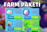 ⭐[ Bubble Gum Simulator ] Farm Paketi!