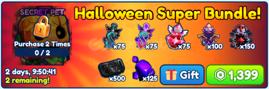 Bubble Gum Simulator Halloween Super Bundle