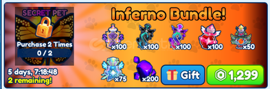 Bubble Gum Simulator İnferno Bundle