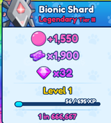 Bubble Gum Simulator Infinity Bionic Shard