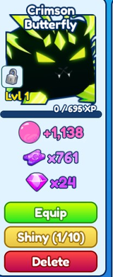 Bubble Gum Simulator INFINITY CB Mythic