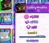 Bubble Gum Simulator INFINITY Cyborg Phoenix