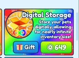 Bubble Gum Simulator INFINITY / Digital Storage