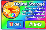 Bubble Gum Simulator INFINITY Digital Storage