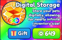 Bubble Gum Simulator INFINITY Digital Storage
