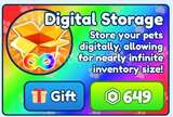 ✨Bubble Gum Simulator INFINITY Digital Storage✨