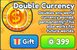 Bubble Gum Simulator INFINITY Double Currency