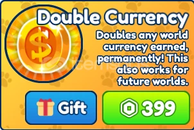 ⭐Bubble Gum Simulator INFINITY Double Currency⭐