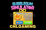 Bubble Gum Simulator INFINITY-Double Currency