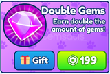 Bubble Gum Simulator INFINITY Double Gems