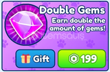 Bubble Gum Simulator INFINITY Double Gems