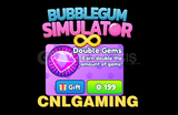 Bubble Gum Simulator INFINITY-Double Gems
