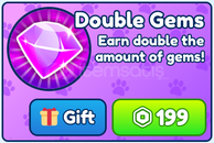 ✅Bubble Gum Simulator INFINITY Double Gems ✅