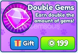 ✨Bubble Gum Simulator INFINITY Double Gems✨