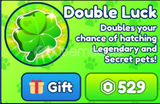 Bubble Gum Simulator INFINITY Double Luck