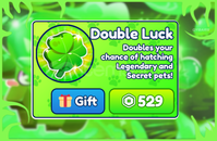 Bubble Gum Simulator INFINITY Double Luck
