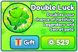 ✨Bubble Gum Simulator INFINITY Double Luck✨