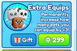 Bubble Gum Simulator INFINITY / Extra Equips