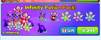 Bubble Gum Simulator Infinity Potion Pack