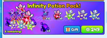 Bubble Gum Simulator İnfinity Potion Pack