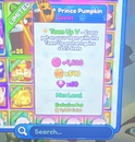 Bubble Gum Simulator İnfinity Prince Pumpkin Bubble Gum Simulator İnfinity Prince Pumpkin