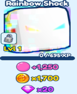Bubble Gum Simulator INFINITY Rainbow Shock 8x