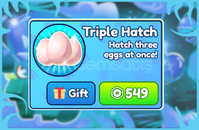 Bubble Gum Simulator INFINITY Triple Hatch