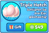 ⭐Bubble Gum Simulator INFINITY Triple Hatch⭐