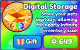 Bubble Gum Simulator INFINITY Digital Storage
