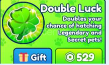 BUBBLE GUM SİMULATOR INFITY | DOUBLE LUCK