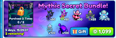 Bubble Gum Simulator King Bell Bundle 