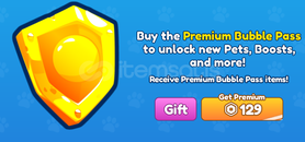 Bubble Gum Simulator Premium Bubble Pass