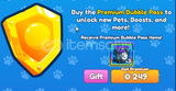 Bubble Gum Simulator Premium Bubble Pass S3