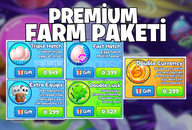 ⭐[ Bubble Gum Simulator ] Premium Farm Paketi 