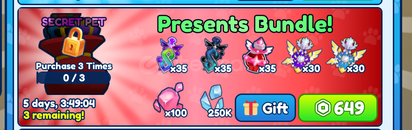 Bubble Gum Simulator Presents Bundle