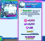 ⭐[ Bubble Gum Simulator ] Secret Mech Robot