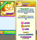 ⭐[ Bubble Gum Simulator ] Secret Shiny Wolflord