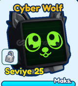 Bubble Gum Simulator Shiny cyber wolf 10x