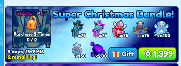 Bubble Gum Simulator Super Christmas Bundle