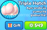 Bubble Gum Simulator Triple Hatch(Gamepass)